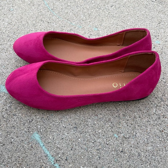 Ollio Women's Ballet flats Shoes Comfort size 7 preloved office career school - Picture 3 of 5